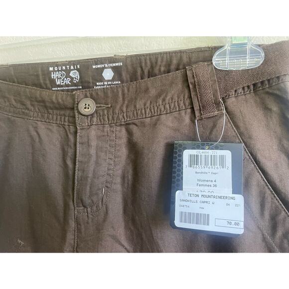 NEW Mountain Hardware Sandhills Capris Women's Sz 4 Regular Travel Climbing Hike - Picture 2 of 5